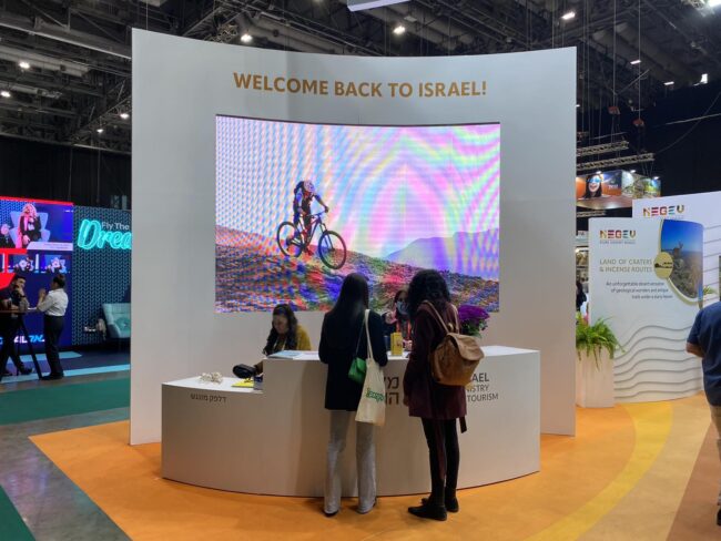 Strimon_Garden_Tel_Aviv_Expo_Stand Медикъл СПА хотел "Стримон Гардън" със свой представител на изложението в Тел Авив - щанд